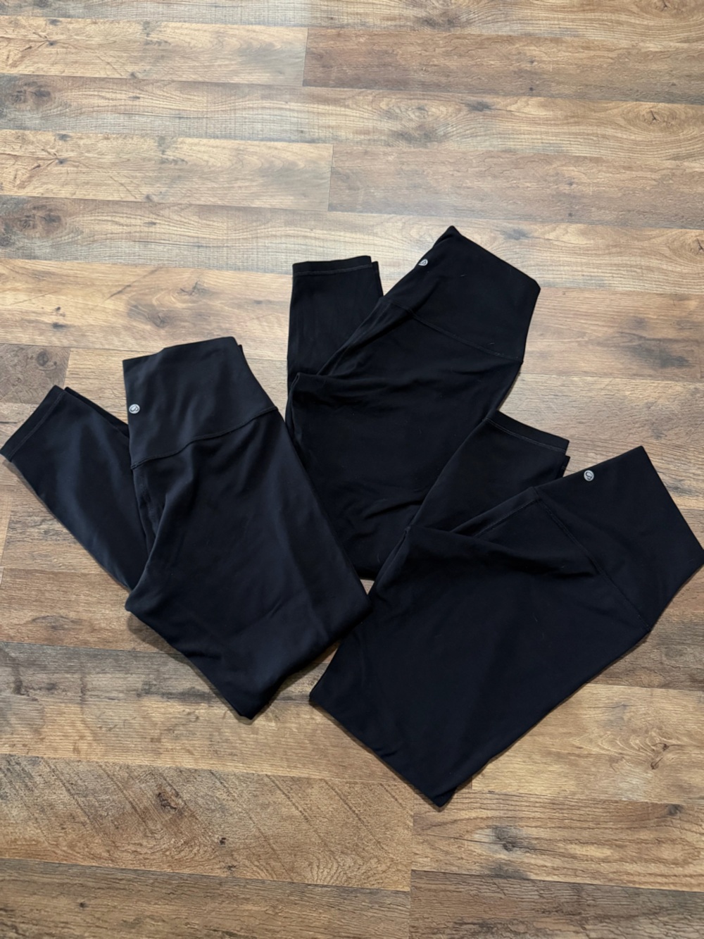 Crz Yoga Butterluxe Yoga Leggings 25" Size Medium Black - Picture 2 of 5